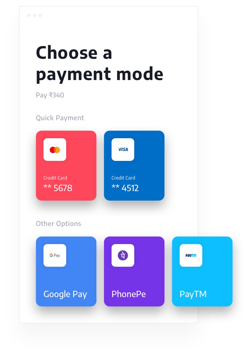 Fastest Payment Experience for your customers